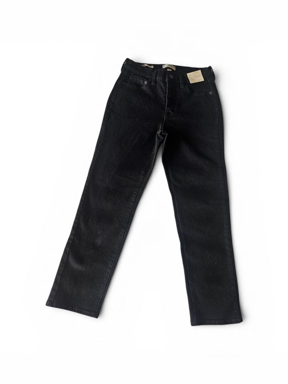 Universal Thread Mid Rise 80's Slim Black Jeans Button Fly Size 8R